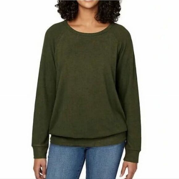 💇‍♀️Buffalo Olive Green Lightweight Long Sleeve Sweater Large - Picture 4 of 14